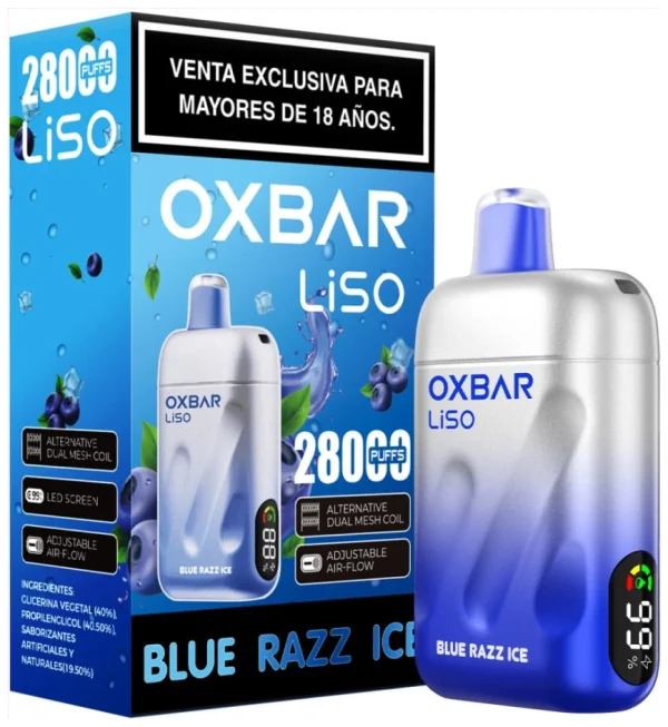 Oxbar Liso Blue Razz Ice