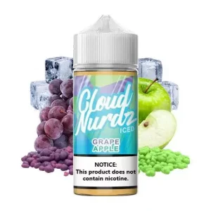 cloud nurdz grape apple iced