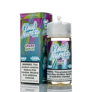 cloud nurdz grape apple iced