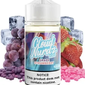 cloud nurdz grape strawberry iced