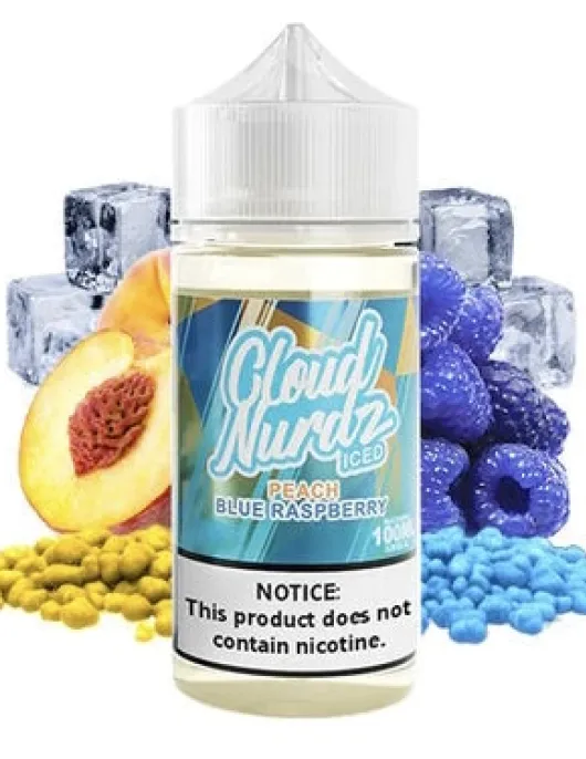 cloud nurdz peach blue raspberry