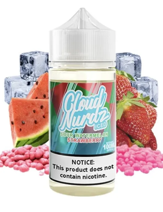 cloud nurdz sour watermelon strawberry