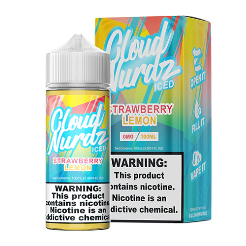 cloud nurdz strawberry lemon iced
