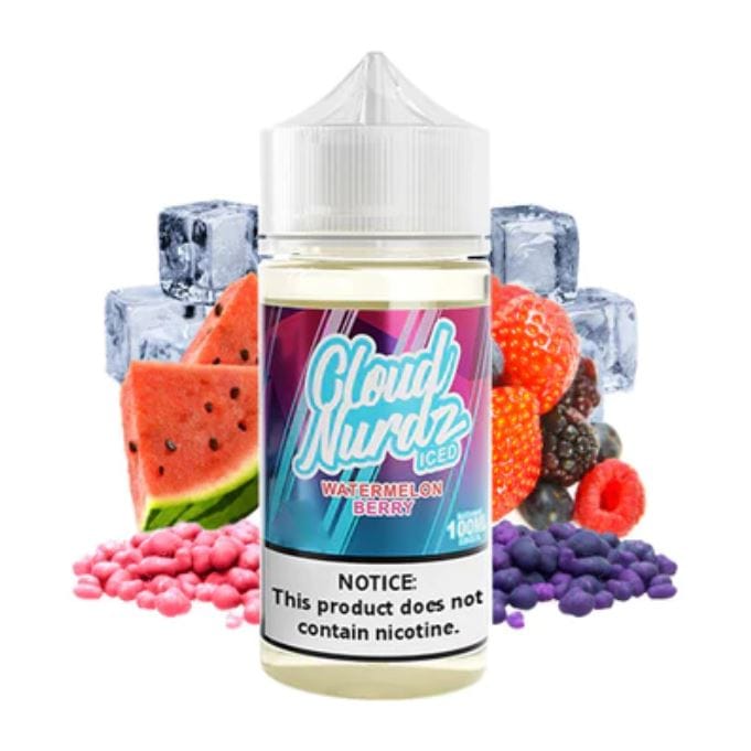 cloud nurdz watermelon berry iced