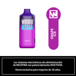 nexbar 10000 puffs grape ice