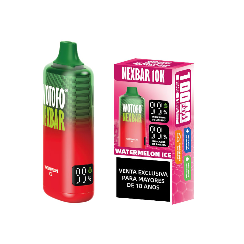 nexbar 10000 puffs watermelon ice