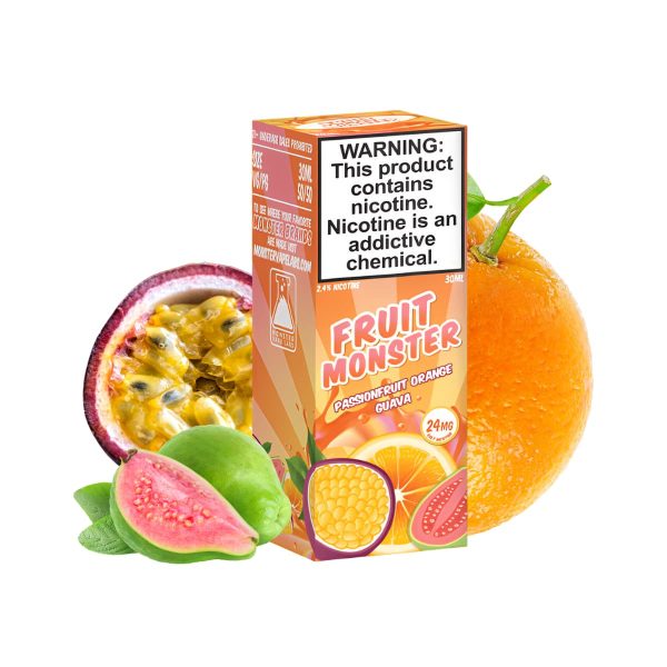 Passionfruit orange guava salt fruit monster apachevapeshop.cl