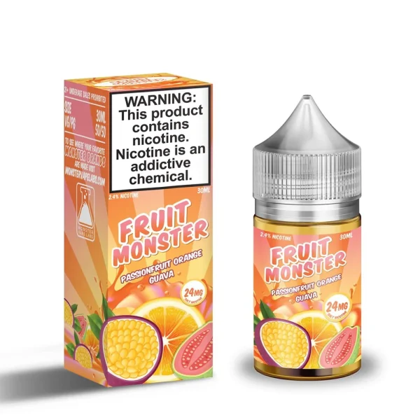 Passionfruit orange guava salt fruit monster apachevapeshop.cl