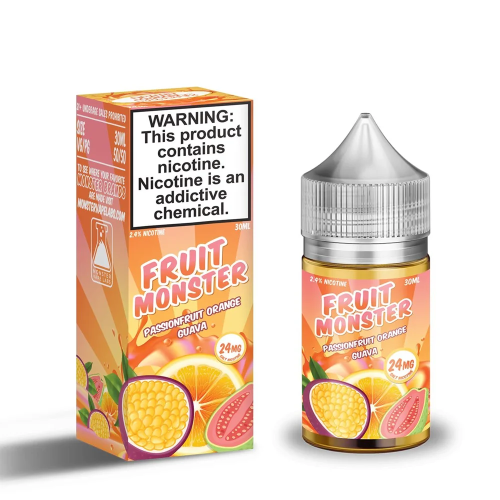 Passionfruit orange guava salt fruit monster apachevapeshop.cl