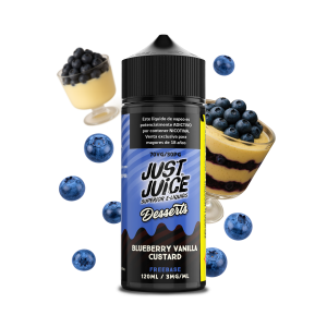Blueberry Vanilla Custard Just juice Desserts Apache Vape Shop