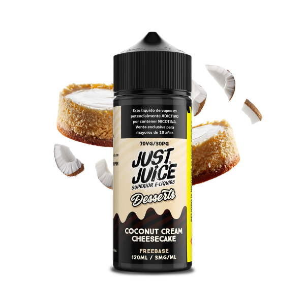 Coconut Cream Cheesecake Just Juice Desserts Apache Vape Shop