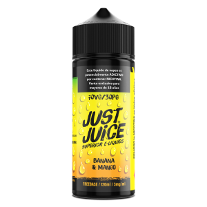 Just Juice Banana Mango super Ice Apache Vape Shop