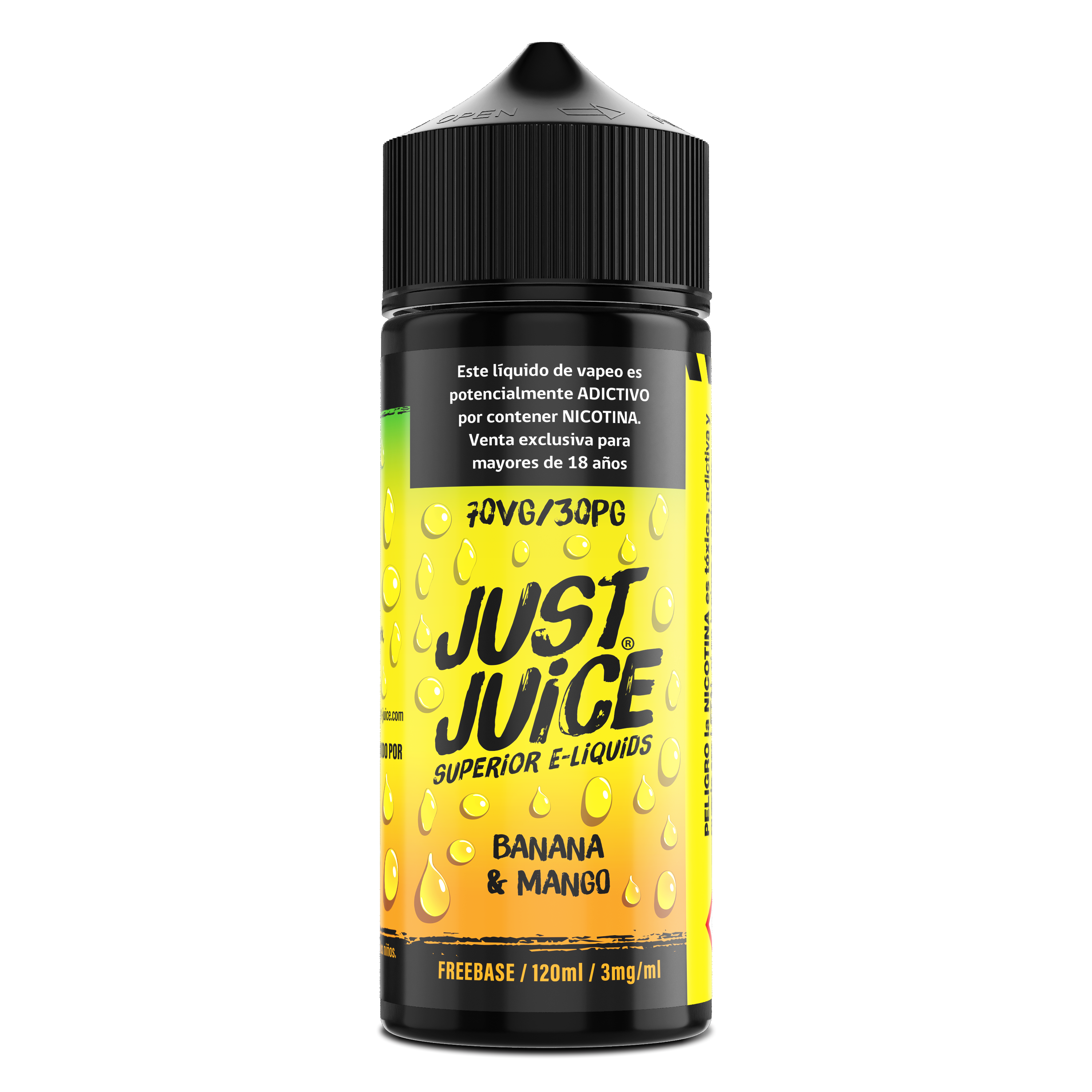Just Juice Banana Mango super Ice Apache Vape Shop
