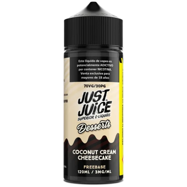 Coconut Cream Cheesecake Just Juice Desserts Apache Vape Shop