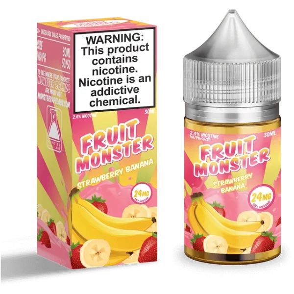 Fruit Monster Strawberry Banana Salt Apache Vape Shop Fruit Monster Strawberry Banana Salt Apache Vape Shop