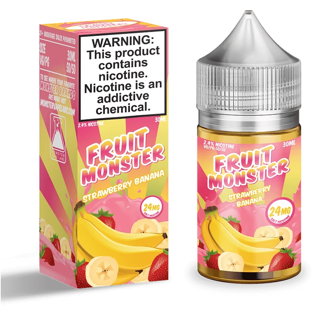 Fruit Monster Strawberry Banana Salt Apache Vape Shop