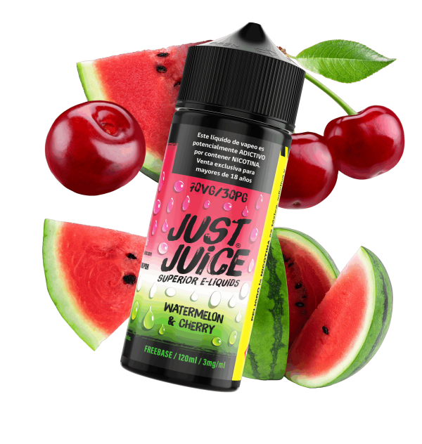 just juice watermelon cherry super ice 120ml Apache vape shop